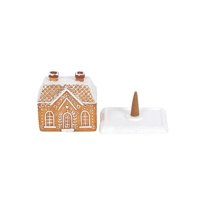 Gingerbread House Incense Cone Burner