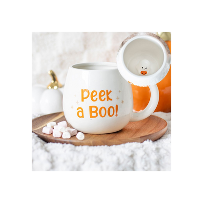 Peekaboo Ghost Rounded Mug