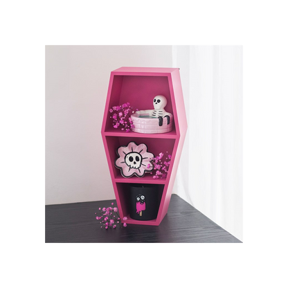 Small Hot Pink Coffin Shelf