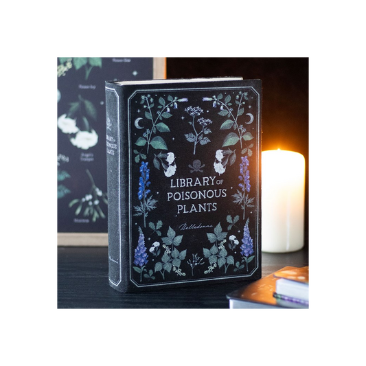 Library of Poisonous Plants Book Shaped Storage Box