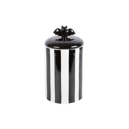 Striped Bat Storage Jar