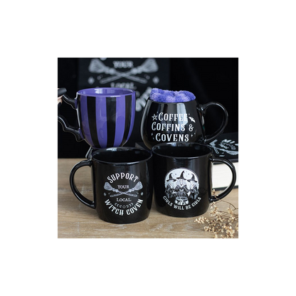 Coffee, Coffins & Covens Mug and Socks Set