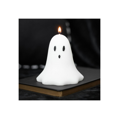 10cm Unscented Ghost Candle