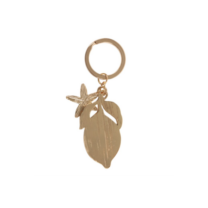 Lemon Flower Keyring