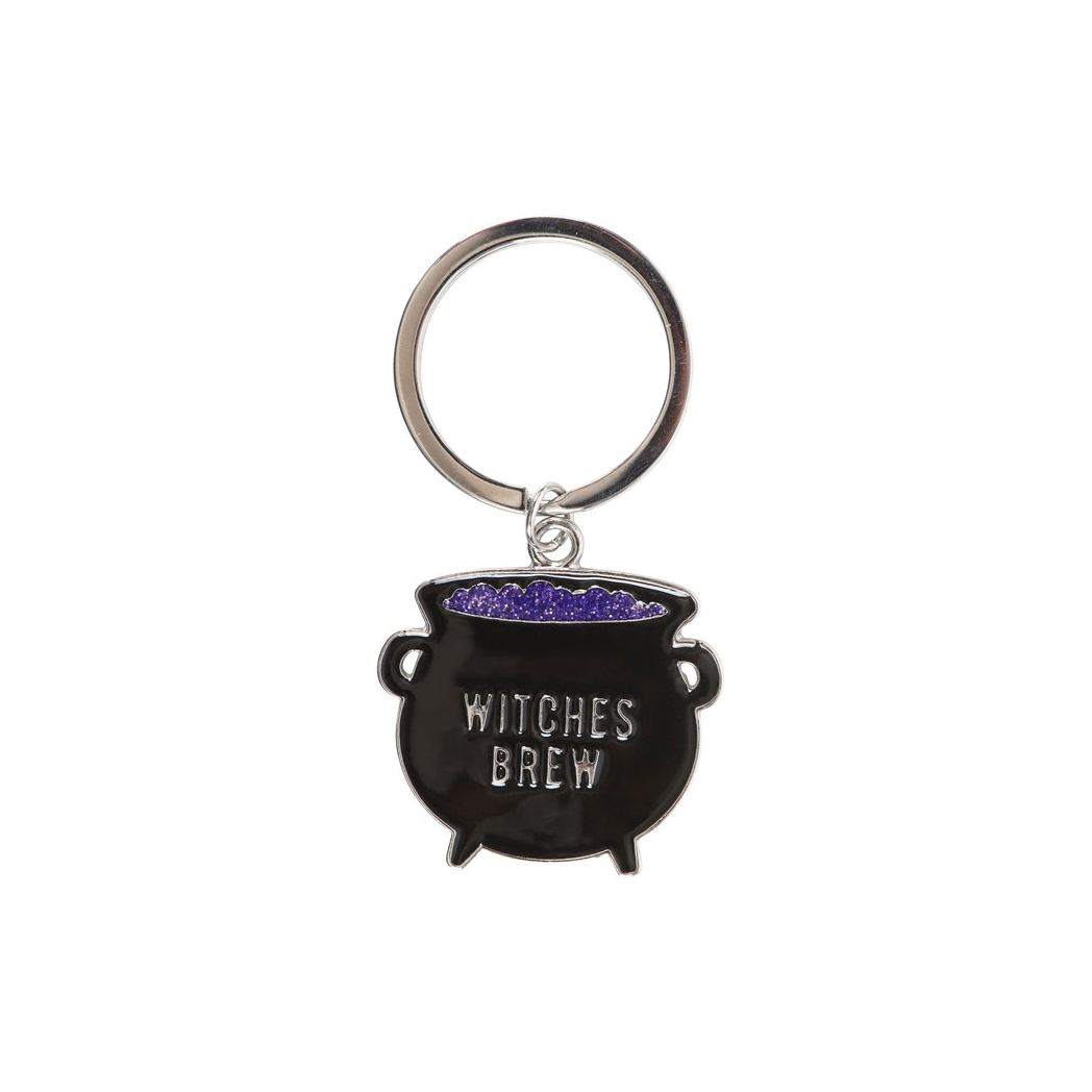 Witches Brew Cauldron Keyring