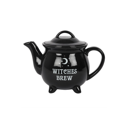 Witches Brew Ceramic Cauldron Tea Set