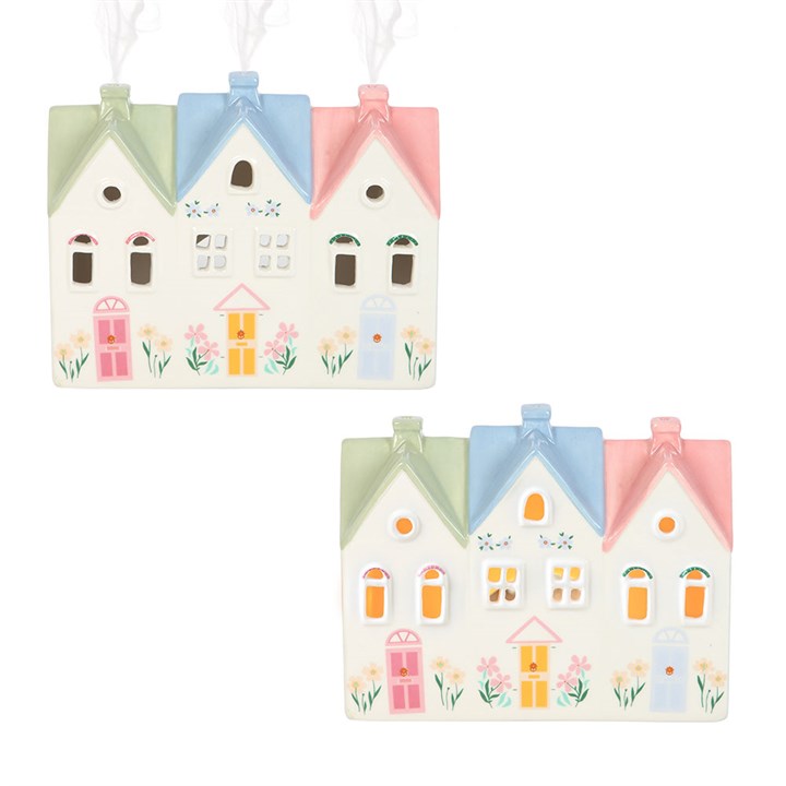 Pastel House Incense Cone Burner and Tealight Holder | So Pretty Homewares