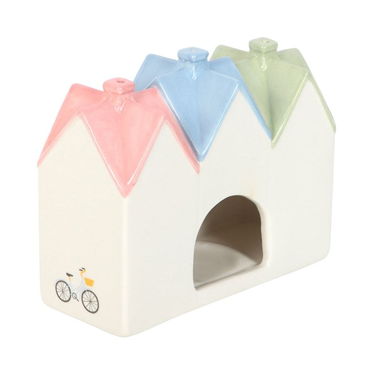 Pastel House Incense Cone Burner and Tealight Holder | So Pretty Homewares