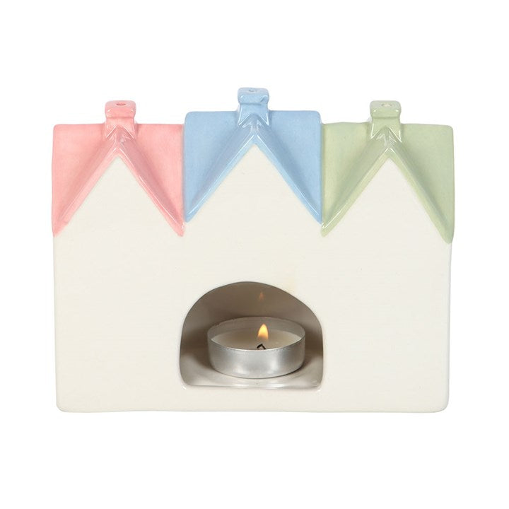 Pastel House Incense Cone Burner and Tealight Holder | So Pretty Homewares