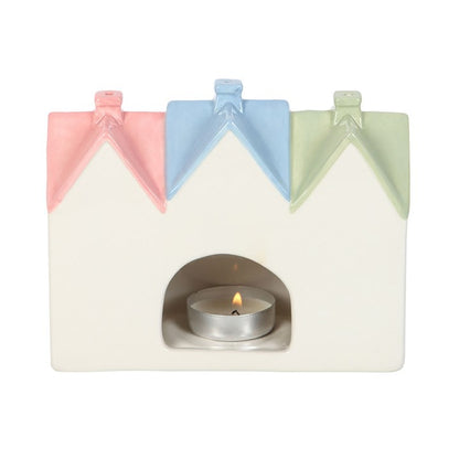 Pastel House Incense Cone Burner and Tealight Holder | So Pretty Homewares