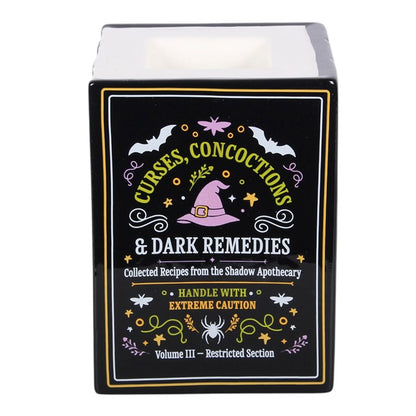 Witch's Apothecary Book Shaped Oil Burner and Wax Warmer