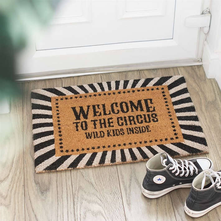 welcome to the circus door mat