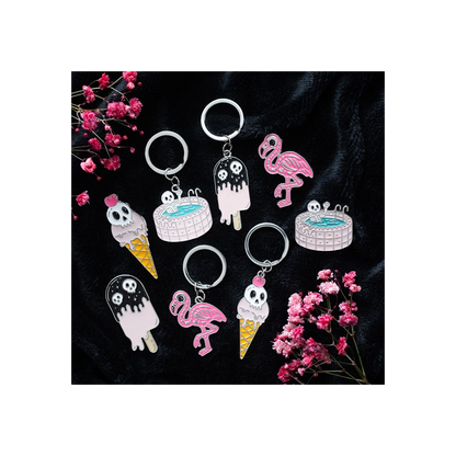 Freaking Melting Ice Cream Enamel Pin Badges