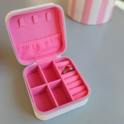 Personalised travel jewellery box